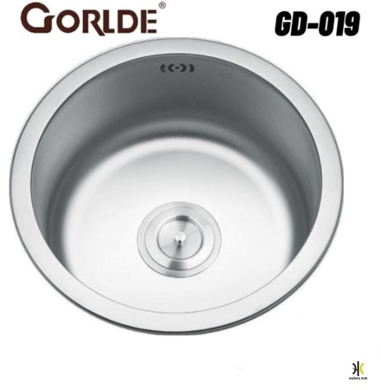 Mẫu chậu rửa chén 1 ngăn Gorlde GD-019