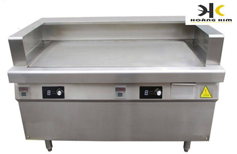 Bếp nướng điện inox 2 họng dạng bàn có kết cấu chắc chắn, nhiều mức điều chỉnh độ nóng khác nhau, hỗ trợ nướng thức ăn hiệu quả hơn