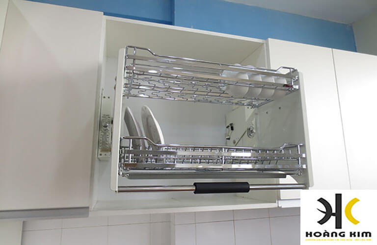 kệ chén inox gắn tủ bếp ở dạng kéo đẩy, giúp việc sử dụng thêm linh hoạt và thuận tiện, inox có độ bền chắc cao, sử dụng cực kỳ tiện lợi